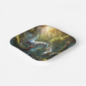 Assiettes En Carton Unicorne (Angulaire)