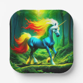 Assiettes En Carton Unicorne (Recto)
