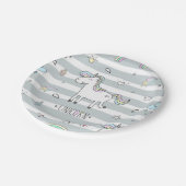 Assiettes En Carton Unicorne (Angle)