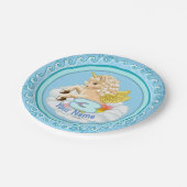 Assiettes En Carton Unicorne 3 ans Plaques papier Anniversaire (Angle)