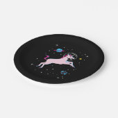 Assiettes En Carton Unicorne Animaux Dans L'Espace (Angle)
