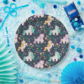 Assiettes En Carton Unicornes (Fête)