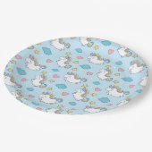 Assiettes En Carton Unicornes (Angle)