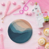 Assiettes En Carton Unique 18ème anniversaire Ocean Thème Bleu Plaque (Fête)