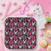 Assiettes En Carton Unique Motif de Pâques heureux (Fête)