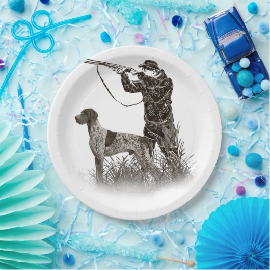 Assiettes En Carton Uniquement pour les véritables chasseurs de plaque (Fête)