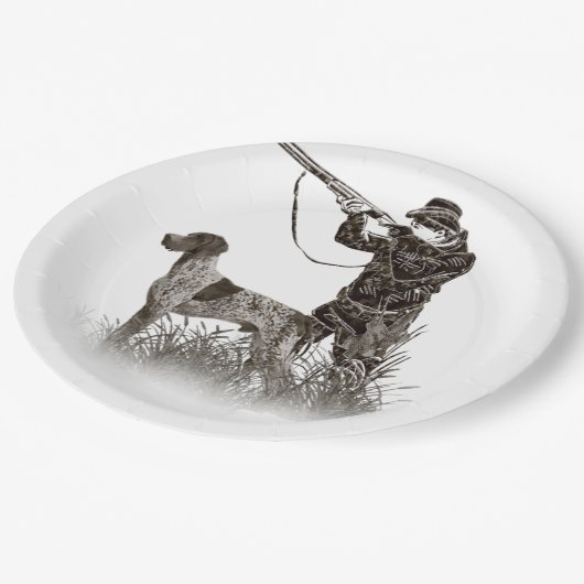 Assiettes En Carton Uniquement pour les véritables chasseurs de plaque (Angle)