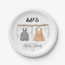 Unisex Twins Verdure Baby shower Floral