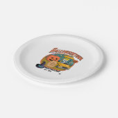 Assiettes En Carton Université citrouille Halloweentown (Angle)