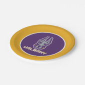 Assiettes En Carton Université d'Albany Great Danes (Angle)