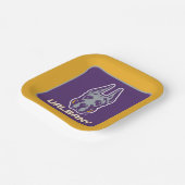 Assiettes En Carton Université d'Albany Great Danes (Angulaire)