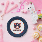 Assiettes En Carton Université d'Auburn | AU Auburn (Fête)