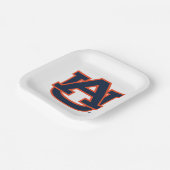 Assiettes En Carton Université d'Auburn | Auburn UA Logo (Angulaire)