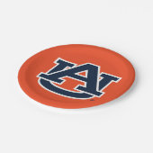 Assiettes En Carton Université d'Auburn | Auburn UA Logo (Angle)