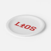 ASSIETTES EN CARTON UNIVERSITÉ DE LAOS (Angle)