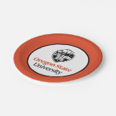 Assiettes En Carton Université d'État de l'Oregon (Angle)