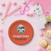 Assiettes En Carton Université d'État de l'Oregon (Fête)