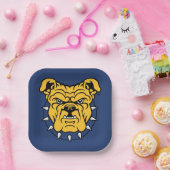 Assiettes En Carton Université d'État NCA&T | Tête de Bulldog (Fête)