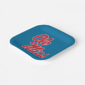 Assiettes En Carton Université du Mississippi | Ole Miss Script (Angulaire)