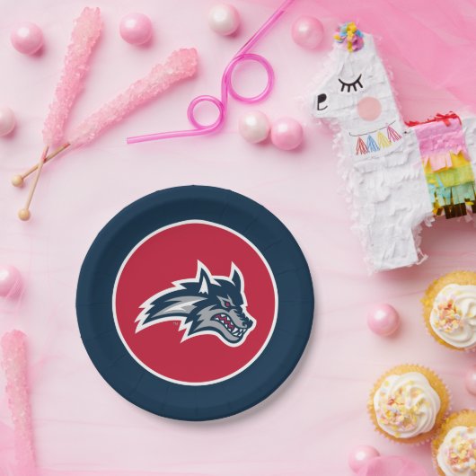 Assiettes En Carton Université Stony Brook | Sauvages (Fête)