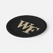 Assiettes En Carton Université Wake Forest | WF (Angle)