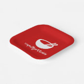 Assiettes En Carton Unphở gettable Bandana (Angulaire)