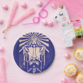 Assiettes En Carton Uranus Ciel Dieu Mythologie grecque Bleu (Fête)