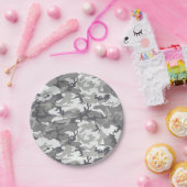 Assiettes En Carton Urban Camo (Fête)