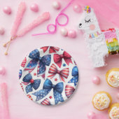 Assiettes En Carton USA Field Day Bows (Fête)