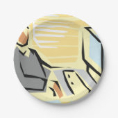 Assiettes En Carton Utilisation Dans Une Plaque Papier Ordinateur (Devant)