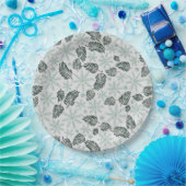 Assiettes En Carton Vacances À feuillage persistant hiver (Fête)