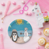 Assiettes En Carton Vacances de Noël (Fête)