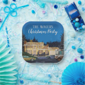 Assiettes En Carton Vacances de Noël de la Lampe Nationale (Fête)