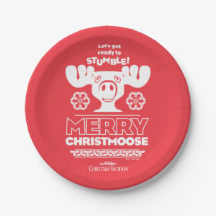 Assiettes En Carton Vacances de Noël   Joyeux Christmoose