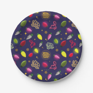 Assiettes En Carton Vacances de Noël | Motif de vacances