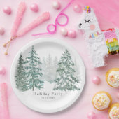 Assiettes En Carton Vacances d'hiver (Fête)