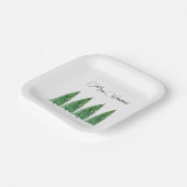 Assiettes En Carton Vacances d'hiver Pays Beauté (Angulaire)