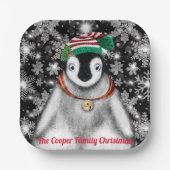 Assiettes En Carton Vacances festives mignonnes parties scintillant de (Recto)