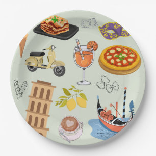 Assiettes En Carton Vacances parfaites en Italie