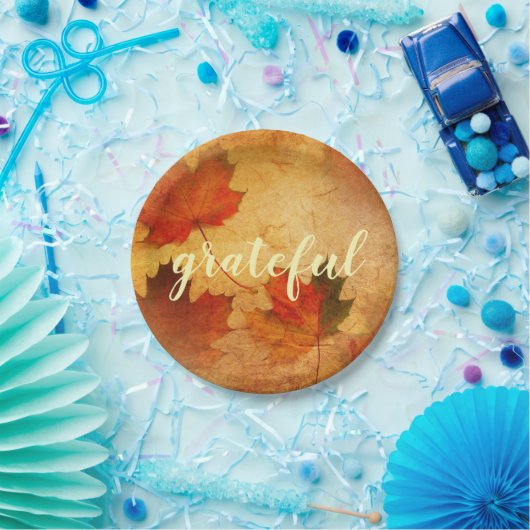 Assiettes En Carton Vacances Thanksgiving Automne (Fête)