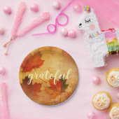 Assiettes En Carton Vacances Thanksgiving Automne (Fête)