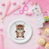 Assiettes En Carton Vache adorable âgée (Fête)