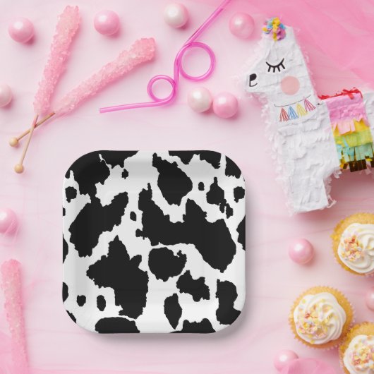 Assiettes En Carton Vache Anniversaire de enfant cachée Imprimer (Fête)