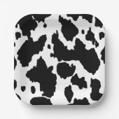 Assiettes En Carton Vache Anniversaire de enfant cachée Imprimer (Recto)