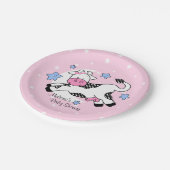 Assiettes En Carton Vache au-dessus de bébé de lune (Angle)