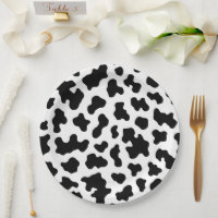 Vache blanche et noire Imprimer Fête d'anniversair