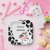 Assiettes En Carton Vache de fête vache vache motif personnalisé (Fête)