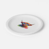 Assiettes En Carton Vache écossaise Highland en lunettes de soleil Eau (Angle)