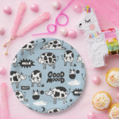 Assiettes En Carton Vache et lait (Fête)