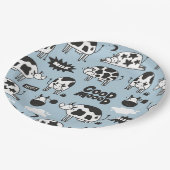 Assiettes En Carton Vache et lait (Angle)